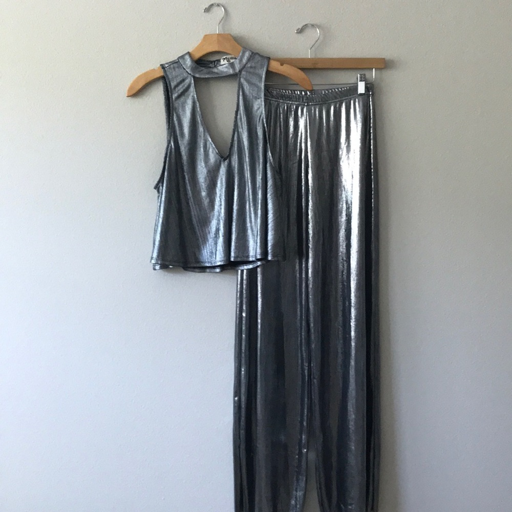 Show Me Your Mumu Silver Joy Top + Pants